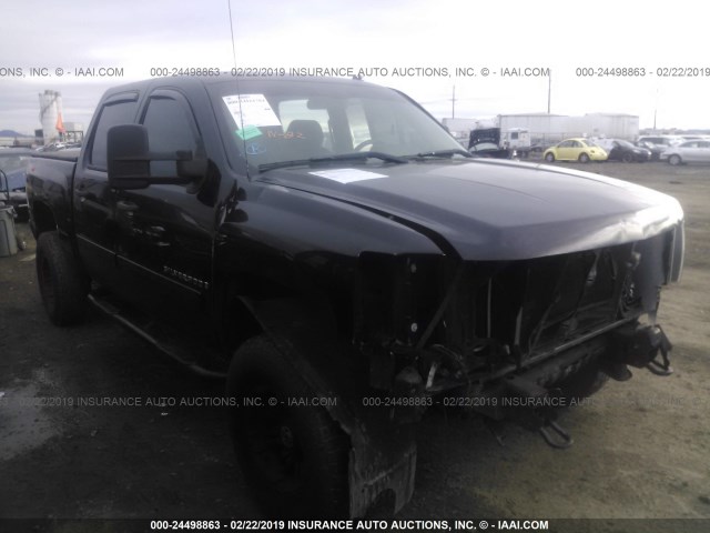 3GCEK23C89G232954 - 2009 CHEVROLET SILVERADO K1500 LT BLACK photo 1