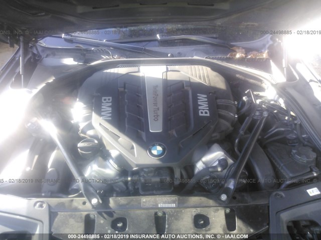 WBAFR9C55CDX78977 - 2012 BMW 550 I BLACK photo 10