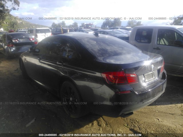 WBAFR9C55CDX78977 - 2012 BMW 550 I BLACK photo 3