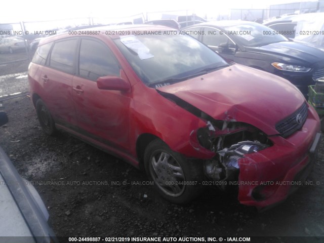 2T1KR32E45C475916 - 2005 TOYOTA COROLLA MATRIX XR RED photo 1