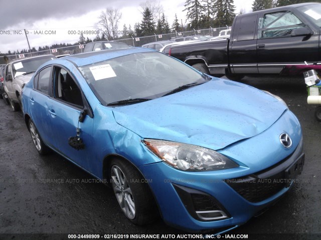 JM1BL1S67A1144289 - 2010 MAZDA 3 S BLUE photo 1