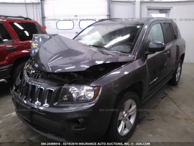 1C4NJDBB7HD105065 - 2017 JEEP COMPASS SPORT GRAY photo 2