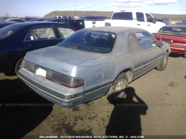 1FABP6047JH215300 - 1988 FORD THUNDERBIRD  BLUE photo 4