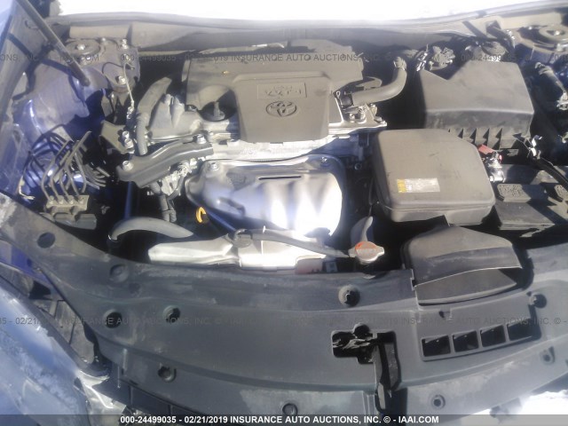 4T1BF1FKXGU530044 - 2016 TOYOTA CAMRY LE/XLE/SE/XSE ლურჯი ფოტო 10