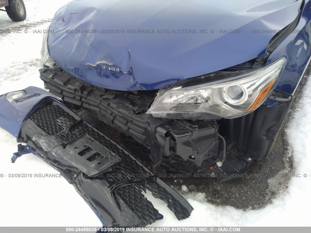 4T1BF1FKXGU530044 - 2016 TOYOTA CAMRY LE/XLE/SE/XSE ლურჯი ფოტო 6