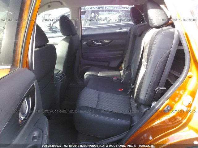 5N1AT2MT6JC803502 - 2018 NISSAN ROGUE S/SL ORANGE photo 8