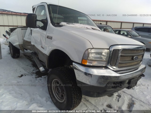 1FTSX31P84EB29971 - 2004 FORD F350 SRW SUPER DUTY WHITE photo 1