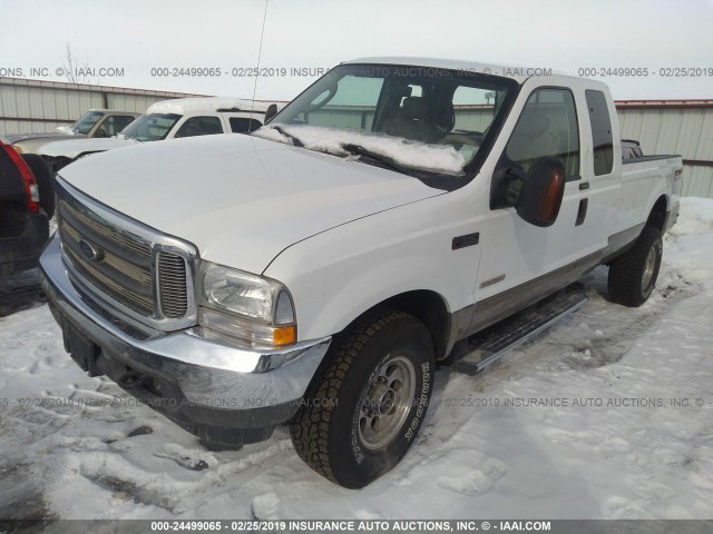 1FTSX31P84EB29971 - 2004 FORD F350 SRW SUPER DUTY WHITE photo 2