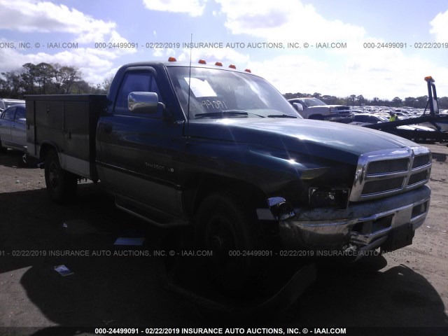 1B7KC26Z6VJ505883 - 1997 DODGE RAM 2500 GREEN photo 1