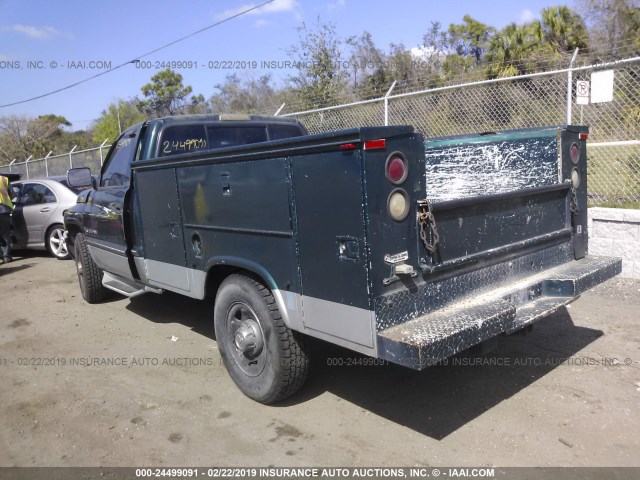 1B7KC26Z6VJ505883 - 1997 DODGE RAM 2500 GREEN photo 3