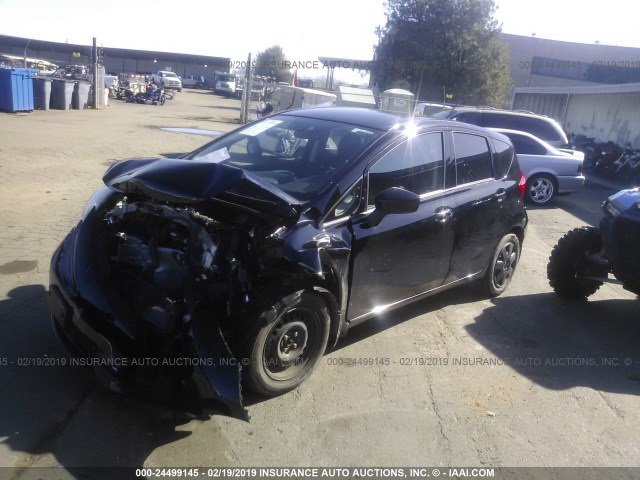 3N1CE2CP8GL410337 - 2016 NISSAN VERSA NOTE S/S PLUS/SV/SL/SR BLACK photo 2
