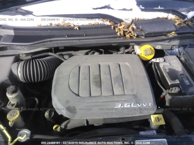 2C4RC1BG2FR545162 - 2015 CHRYSLER TOWN & COUNTRY TOURING 蓝色 照片 10