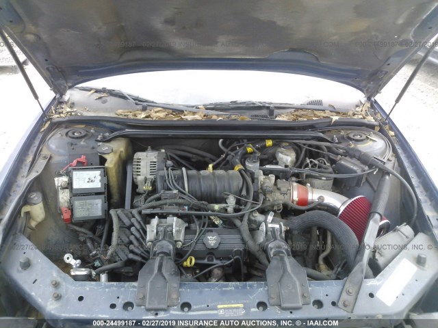 2G1WX15K539228729 - 2003 CHEVROLET MONTE CARLO SS ლურჯი ფოტო 10