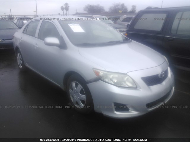 JTDBL40E39J014646 - 2009 TOYOTA COROLLA LE/XLE SILVER photo 1