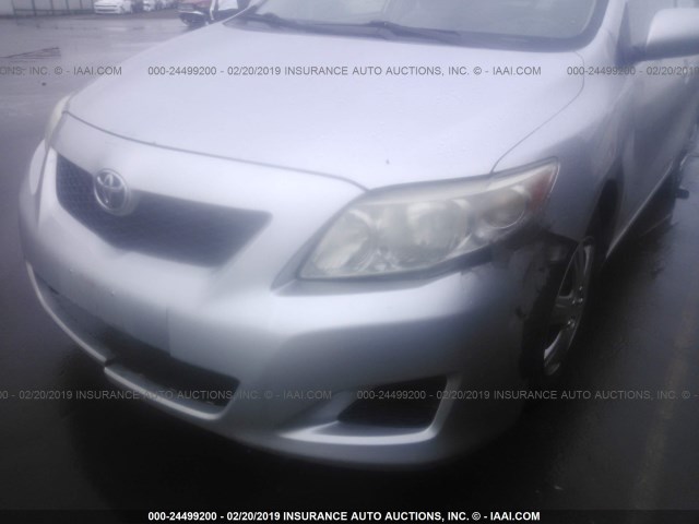 JTDBL40E39J014646 - 2009 TOYOTA COROLLA LE/XLE SILVER photo 6