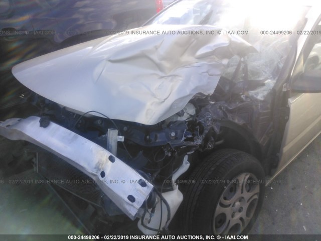 1G8AJ52F45Z135723 - 2005 SATURN ION LEVEL 2 金色 照片 6