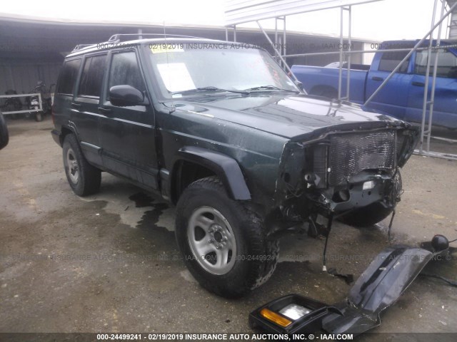 1J4FT68S1XL536887 - 1999 JEEP CHEROKEE SPORT/CLASSIC მწვანე ფოტო 1