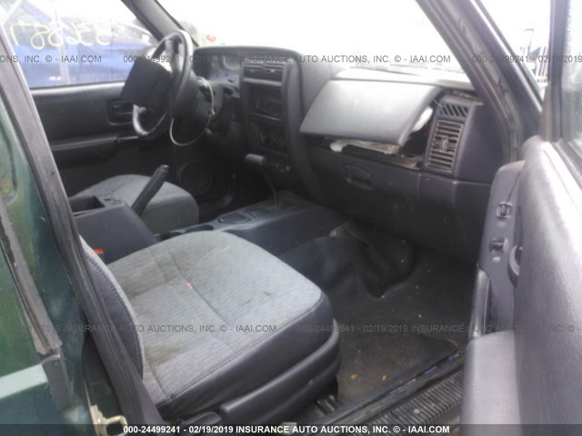 1J4FT68S1XL536887 - 1999 JEEP CHEROKEE SPORT/CLASSIC მწვანე ფოტო 5