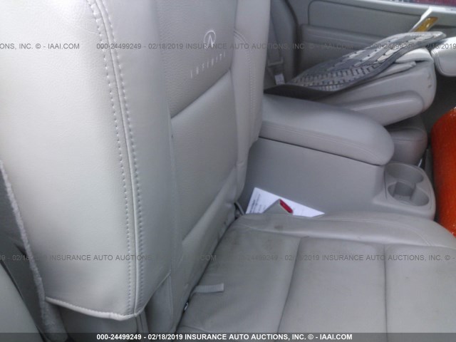 5N3AA08C25N803664 - 2005 INFINITI QX56 GOLD photo 8