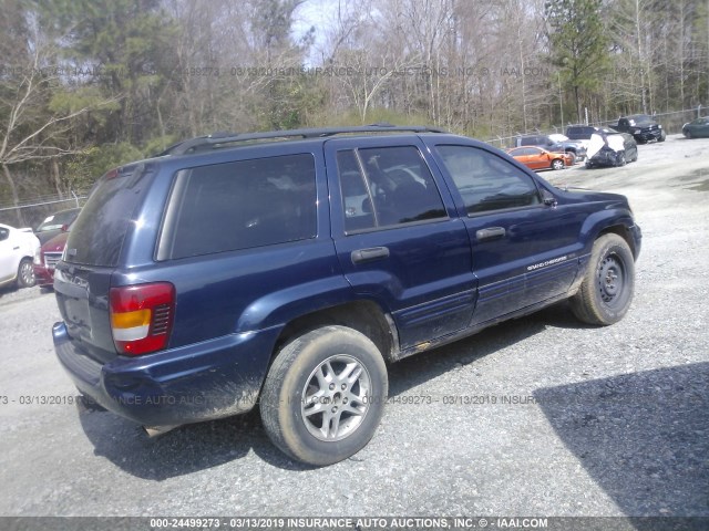 1J4GW48S44C103608 - 2004 JEEP GRAND CHEROKEE LAREDO/COLUMBIA/FREEDOM 深蓝色 照片 4