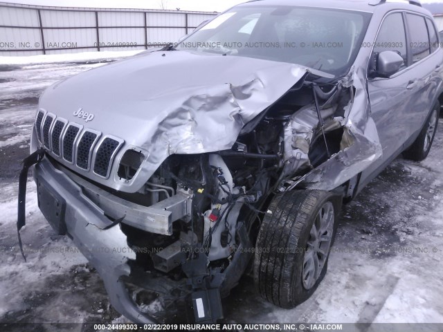 1C4PJMLXXKD182944 - 2019 JEEP CHEROKEE LATITUDE PLUS GRAY photo 6