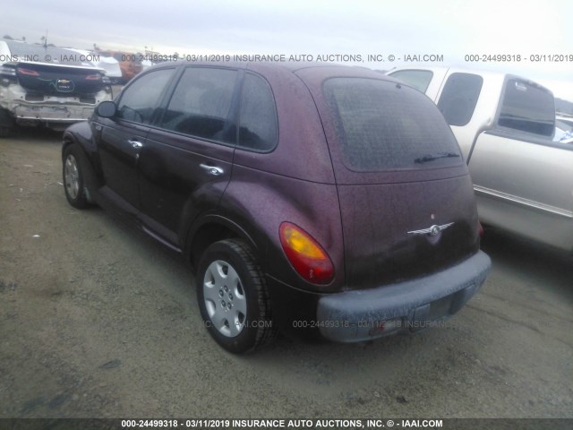 3C4FY48B83T607061 - 2003 CHRYSLER PT CRUISER CLASSIC PURPLE photo 3