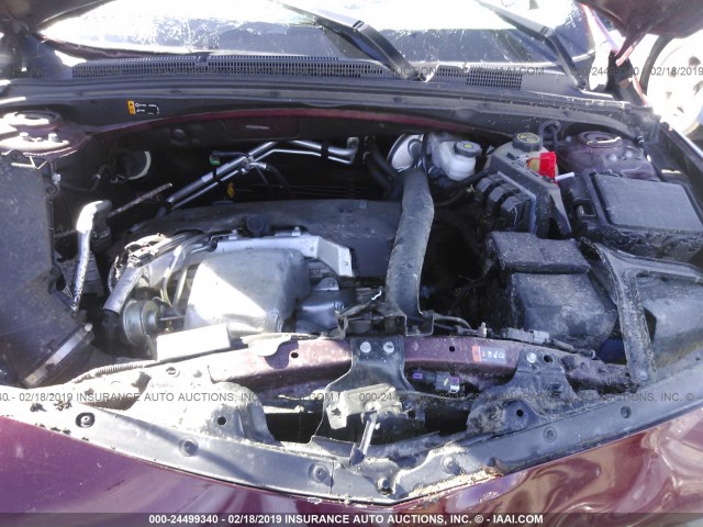 1G1ZH5SX7GF228245 - 2016 CHEVROLET MALIBU PREMIER BURGUNDY photo 10