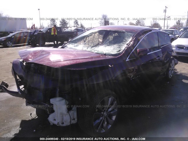 1G1ZH5SX7GF228245 - 2016 CHEVROLET MALIBU PREMIER BURGUNDY photo 2