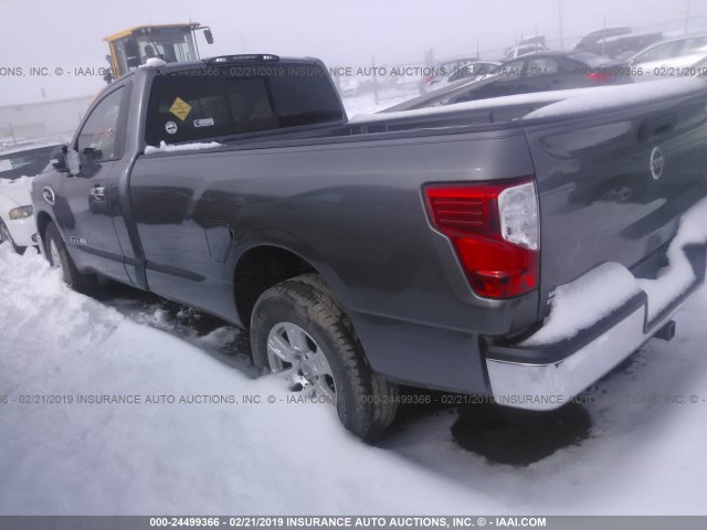 1N6AA1R88HN543902 - 2017 NISSAN TITAN S/SV GRAY photo 3