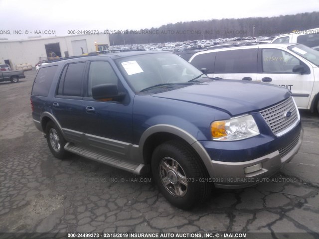 1FMRU17W04LA74921 - 2004 FORD EXPEDITION EDDIE BAUER BLUE photo 1