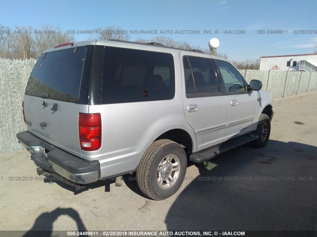 1FMEU1660YLB84065 - 2000 FORD EXPEDITION XLT SILVER photo 4