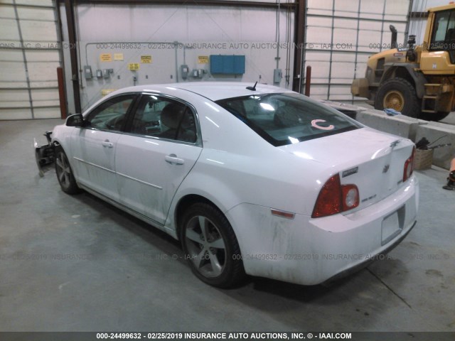 1G1ZC5EUXBF389925 - 2011 CHEVROLET MALIBU 1LT 白色 照片 3