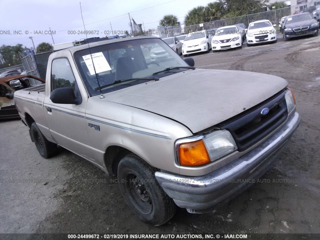 1FTCR10A1RUE81853 - 1994 FORD RANGER GOLD photo 1