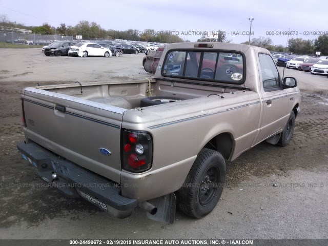 1FTCR10A1RUE81853 - 1994 FORD RANGER GOLD photo 4