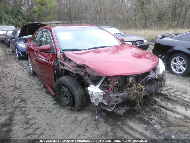 4T4BF1FKXER431002 - 2014 TOYOTA CAMRY L/SE/LE/XLE 红色 照片 1