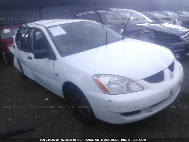 JA3AJ26EX4U042365 - 2004 MITSUBISHI LANCER ES WHITE photo 1