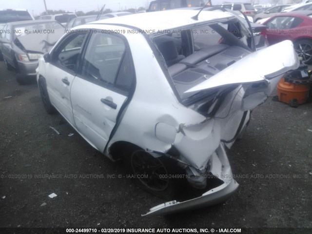 JA3AJ26EX4U042365 - 2004 MITSUBISHI LANCER ES WHITE photo 3