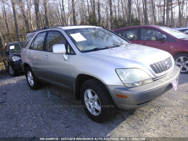 JTJHF10U220249653 - 2002 LEXUS RX 300 SILVER photo 1