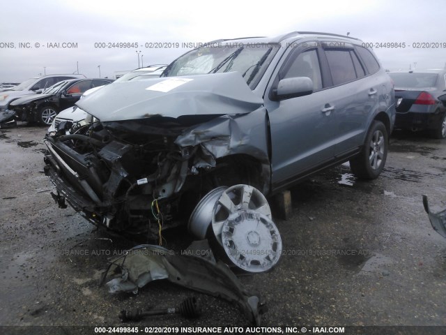 5NMSH13E88H204944 - 2008 HYUNDAI SANTA FE SE/LIMITED GRAY photo 2