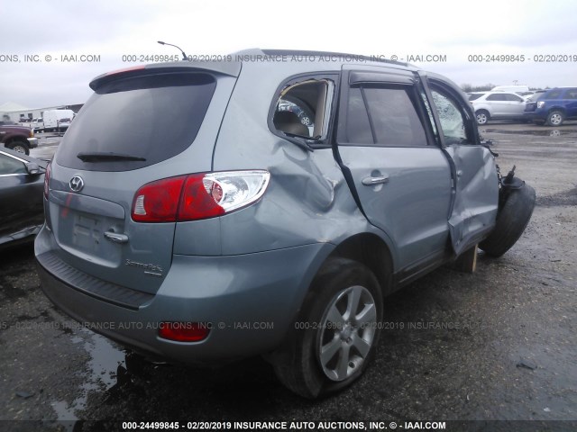 5NMSH13E88H204944 - 2008 HYUNDAI SANTA FE SE/LIMITED GRAY photo 4