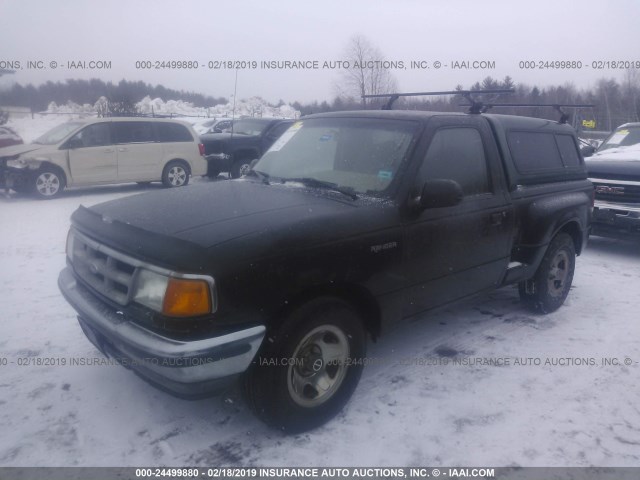 1FTCR10A2RPA40554 - 1994 FORD RANGER BLACK photo 2