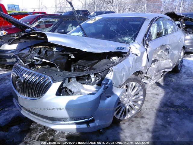 1G4GF5G33EF212997 - 2014 BUICK LACROSSE TOURING SILVER photo 6