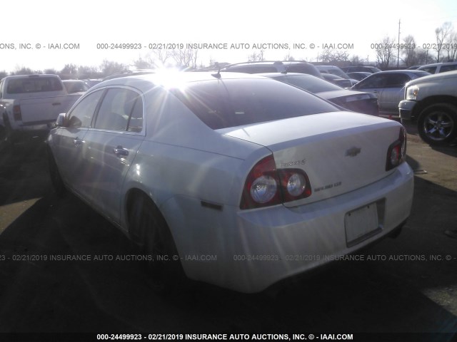 1G1ZE5E7XA4130429 - 2010 CHEVROLET MALIBU LTZ WHITE photo 3