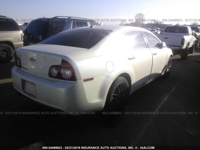 1G1ZE5E7XA4130429 - 2010 CHEVROLET MALIBU LTZ WHITE photo 4