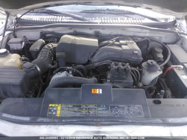 1FMZU72KX3ZB49532 - 2003 FORD EXPLORER XLS/XLS SPORT 白色 照片 10