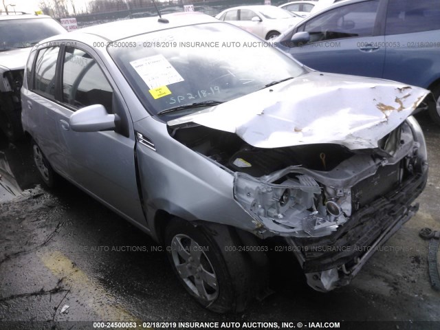 KL1TD6DE7AB113788 - 2010 CHEVROLET AVEO LS/LT ვერცხლისფერი ფოტო 1