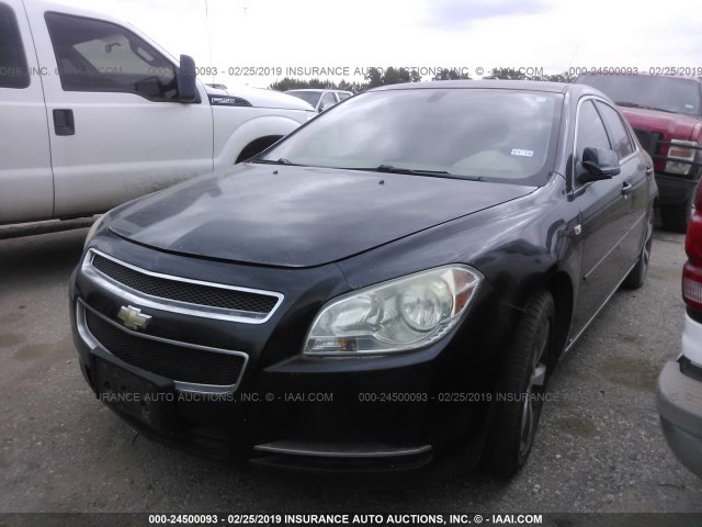 1G1ZH57B38F243758 - 2008 CHEVROLET MALIBU 1LT 黑色 照片 2