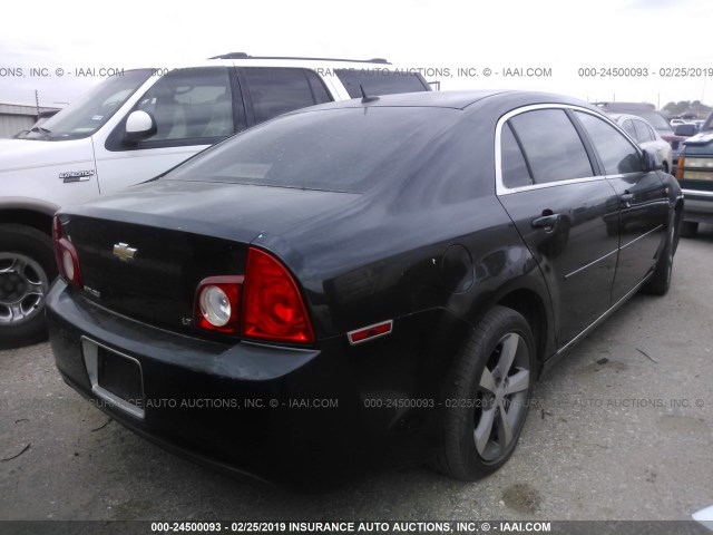 1G1ZH57B38F243758 - 2008 CHEVROLET MALIBU 1LT 黑色 照片 4