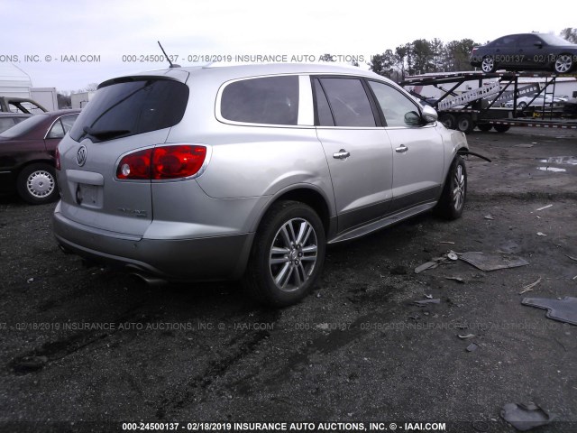 5GAEV23798J223897 - 2008 BUICK ENCLAVE CXL SILVER photo 4