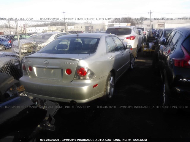 JTHBD192520058288 - 2002 LEXUS IS 300 SILVER photo 4